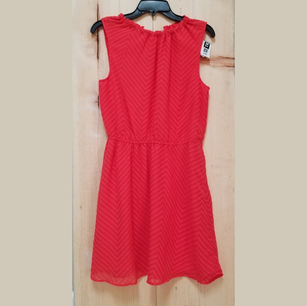 Red/orange light weight dress